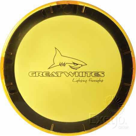 GREAT WHITES Lens Cover Yellow 170mm with Rubber Seal To Suit Great Whites GWA0005