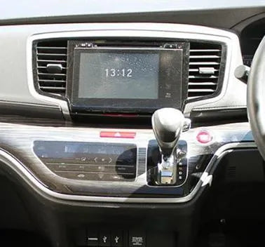 Honda Odyssey (2013-2018) Double DIN Dash Kit | Silver & Black Dashboard Fascia Installation Panel