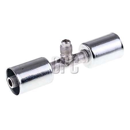 Atco Aluminium Fitting # 8 Splicer Beadlock #8 Straight With R12 Port BLX6102-1