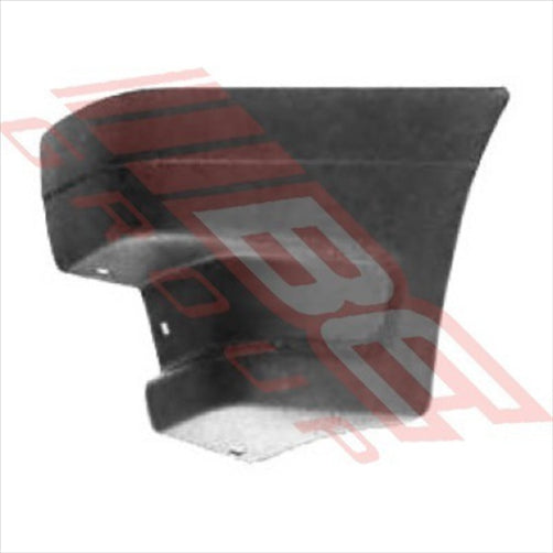 Ford FRONT BUMPER END - L/H - GREY PLASTIC - FORD COURIER/MAZDA 1986