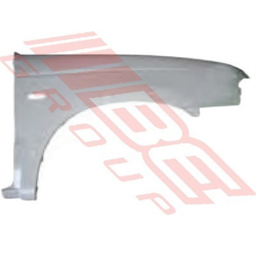 Ford FRONT GUARD - R/H - W/FLARE HOLE & W/SIDE LAMP HOLE - OEM - FORD COURI