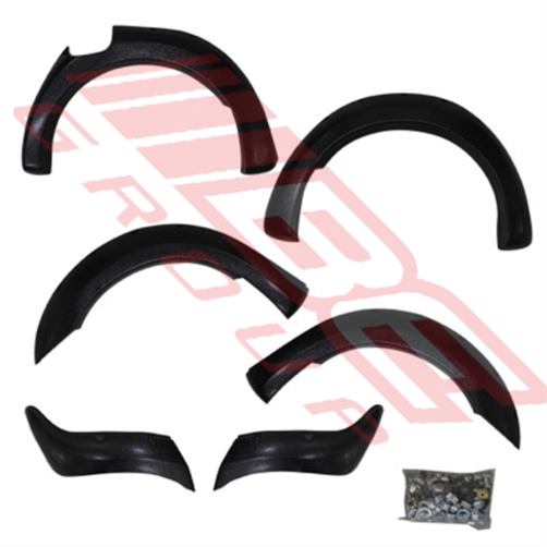 Ford FENDER FLARE SET - 6PCS - BOLT ON TYPE - FORD RANGER 2015- F/LIFT