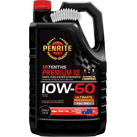 10 Tenths Premium 10W-60 Engine Oil 5L FS10W60005
