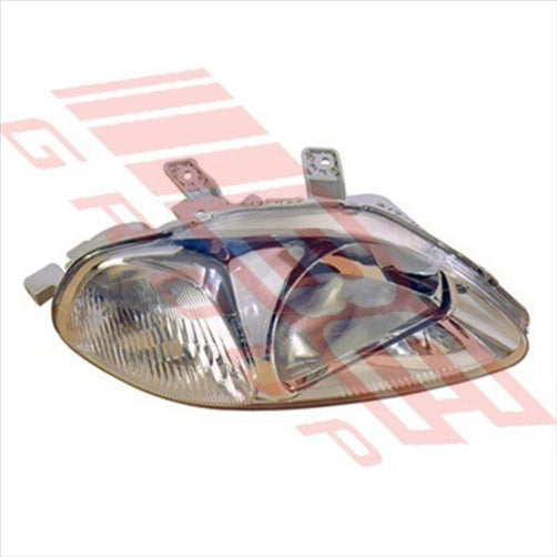 Honda HEADLAMP - R/H - PLASTIC - HONDA CIVIC EK 3DR/4DR 1996-99