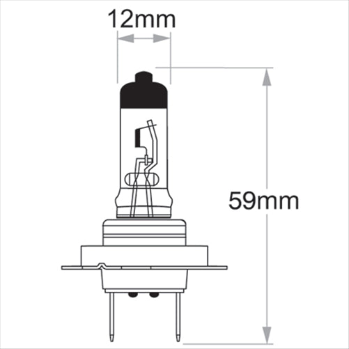 Narva H7 Px26D Plus 100 Long Life Globe 24V 70W - 2 Pce