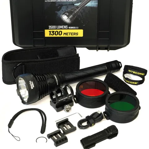 NITECORE MH40 Pro 3500 Lumen Hunting Flashlight Kit with GM02 Pro Mount