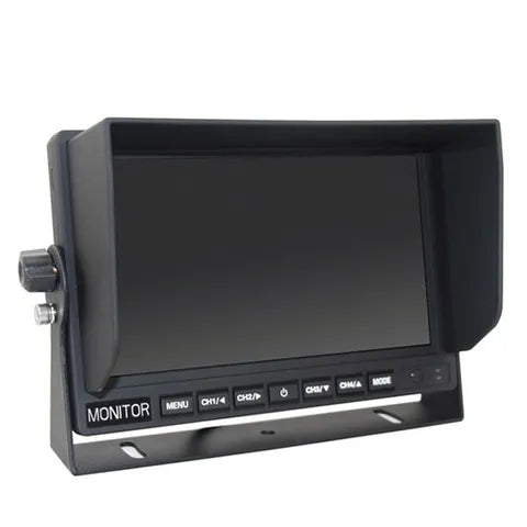 Mongoose 7” HD AHD Rear Camera Monitor – Triple Input Display for Trucks & Vans