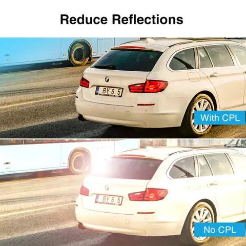 VIOFO CPL Lens Filter – Reduce Glare & Reflections for A139 and T130 Dashcams