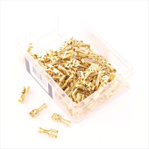 OEX Crimp Terminal Female Blade Brass Terminal Entry 6.3 x 0.8mm Non Insu