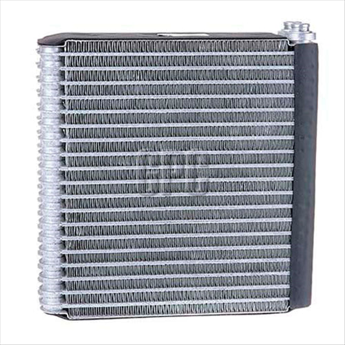 Evaporator Core Plate and Fin Inlet Fitting Pad Outlet Fitting Pad EVX102