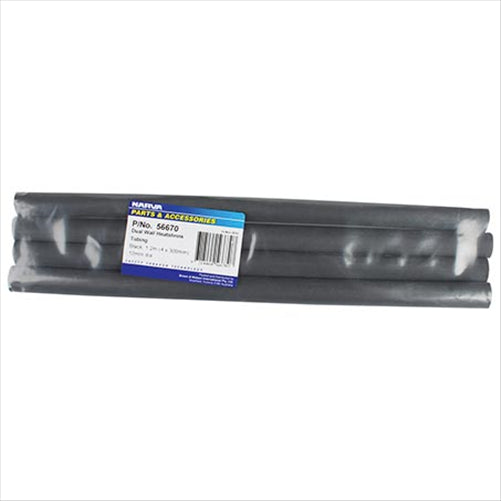 HEAT SHRINK DUAL WALL BLACK ID: 12MM LENGTH: 1.2M 56670