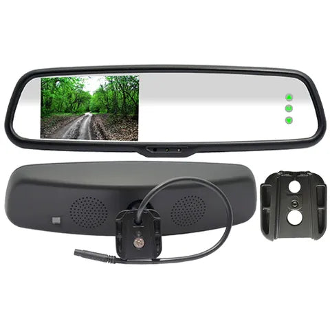 AVS 4.3" Premium Rearview Mirror LCD Monitor – Model RMB19 – Universal RCA Input