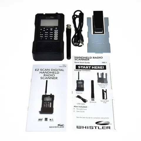 Whistler Digital Handheld Scanner Radio – Portable Police/Fire/EMS Scanner