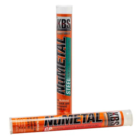 KBS NuMetal Epoxy Putty – 110g Steel Repair Tube for Metal Bonding & Restoration