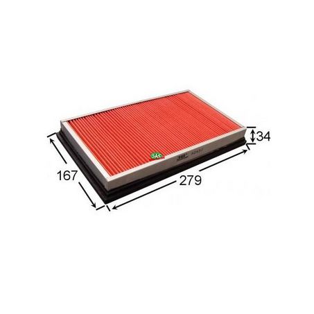 SAS AUTO PARTS AIR FILTER AFA360
