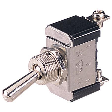 Narva Metal Toggle Switch Off/On SPST (Contacts Rated 20A @ 12V)
