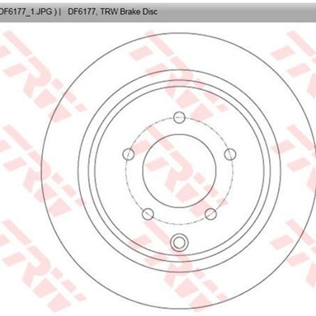 TRW Disc Brake Rotor 302mm x 8.4 Min