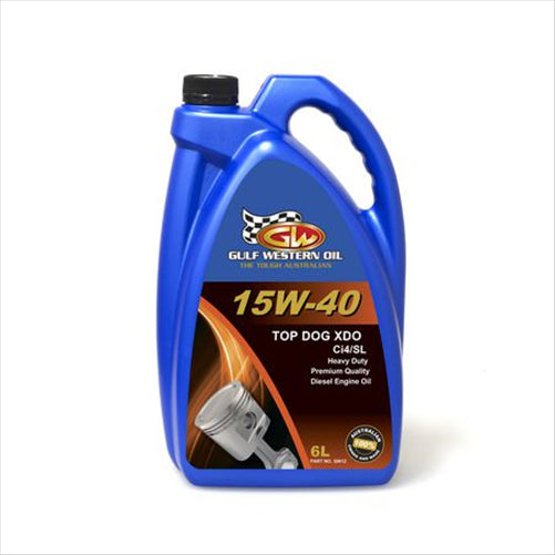 Gulf Western TOP DOG XDO 15W-40 ENGINE OIL 30612