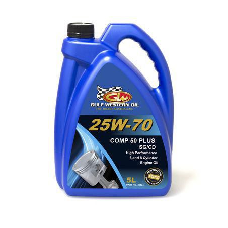 Gulf Western COMP 50 PLUS 25W70 ENGINE OIL 5L 30524