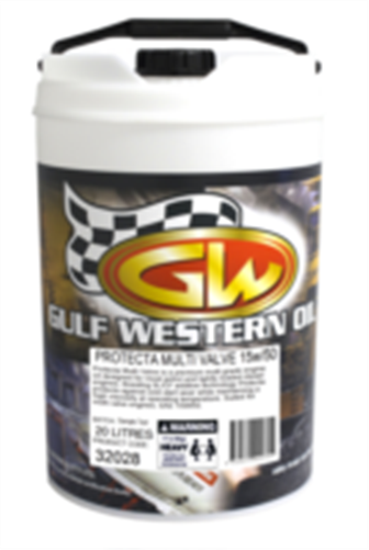 Gulf Western PROTECTA MULTI VALUE MINERAL OIL 15W/50--20L ENGINE OIL 32028