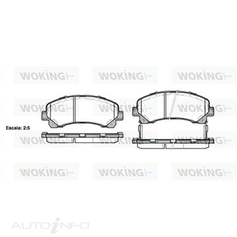BRAKE PADS F ISUZU D-MAX 07> - P15073.00