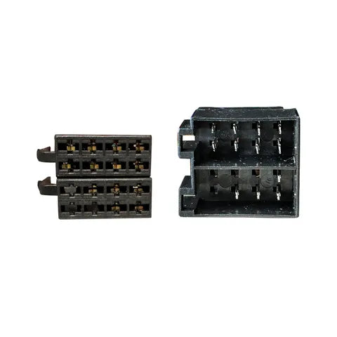 Mongoose 24V to 12V Voltage Reducer Harness | ISO to ISO Plug Cable for Car Audio