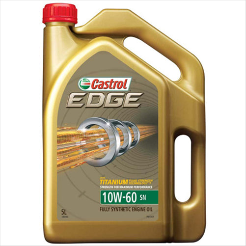 CASTROL EDGE SYNTHETIC 10W-60 ENGINE OIL 5L 3383402