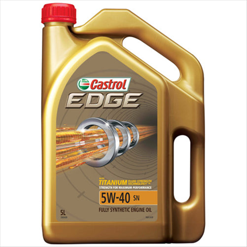CASTROL EDGE SYNTHETIC ENGINE OIL 5W-40 5 LITRE 3383420