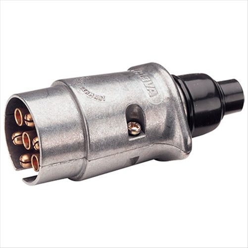 Narva Trailer Plug 7 Pin Round Large - Metal