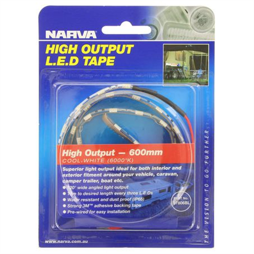 Narva LED STRIP FLEXIBLE 12V ADHESIVE MOUNT 600MM