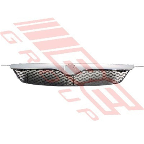 Mazda GRILLE - MAT BLACK - W/CHRM MOULDING - MAZDA 323/PROTEGE BJ 1999-00