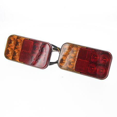 Repco 12V LED RearCombination Lamp Stop / Tail / Indicator / Licence Plate Pair 150x80x25mm RLT150LBL2S3