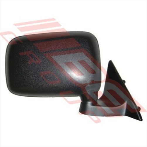 Ford DOOR MIRROR - R/H - CORNER MOUNTED - BLK - MAZDA B SERIES 1986