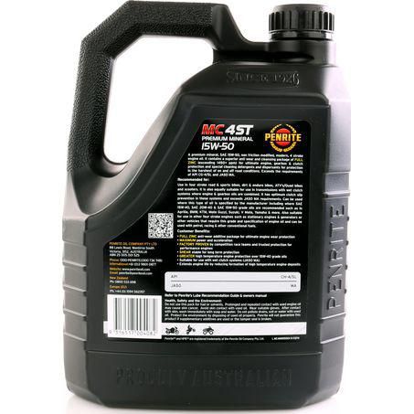 Motorcycle 4 Stroke Premium Mineral 15W-50 4L MC4MIN15004