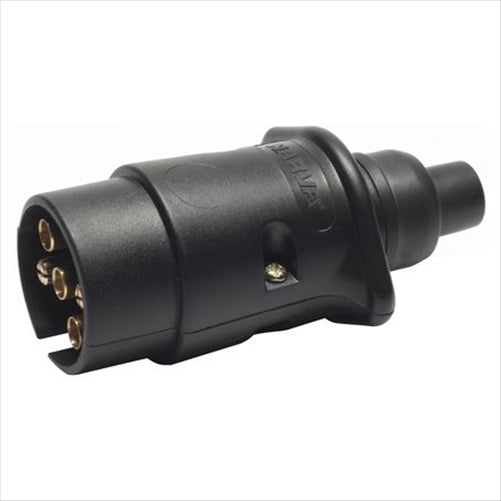 Narva Trailer Plug 5 Pin Round Large - Plastic