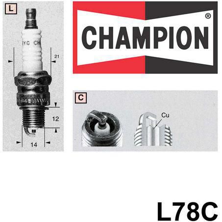 Champion Marine / Motorcycle Spark Plug L78C