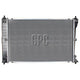 FLOKOOL FORD TICKFORD RADIATOR ENGINE COOLING ALUMINIUM CORE PLASTIC RAD393