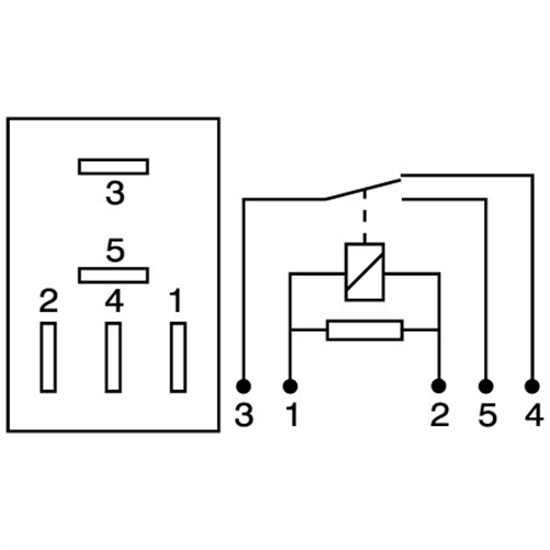 Micro Relay 24V Change Over 25/10A - Resistor Protected ACX1983BL