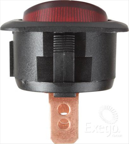 OEX Rocker Switch On/Off SPST 12V Red Illuminated (Contacts Rated 25A @ 12