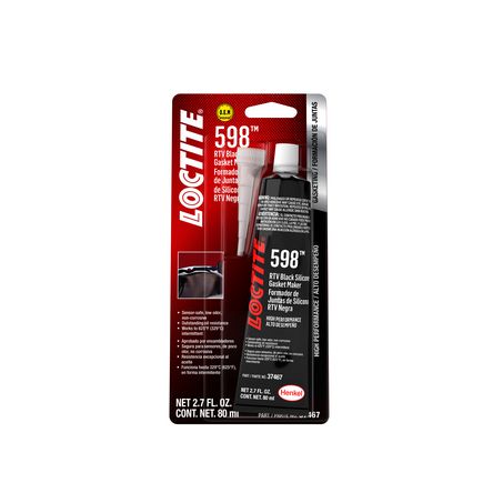 Loctite SI 598 - Silicone - Black - 80ml - 491985