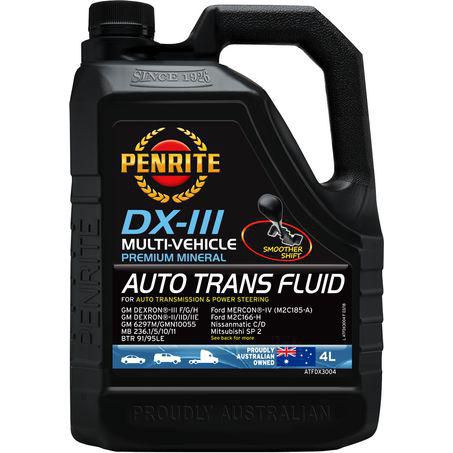 Penrite ATF DXIII MultiVehicle Automatic Transmission Fluid 4L