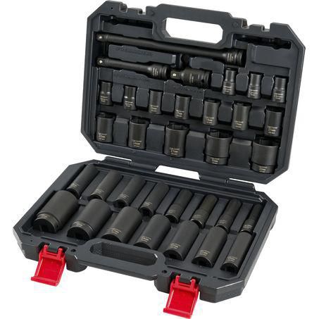 Repco 33 Piece Master Impact Socket Set - 1/2In Drive RTK3216