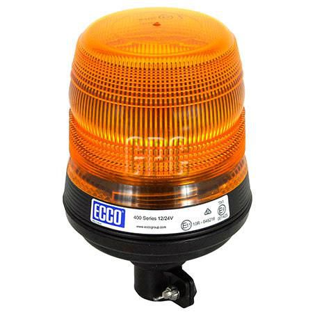 ECCO LED Beacon Amber 12 or 24V Pole Mount V11055