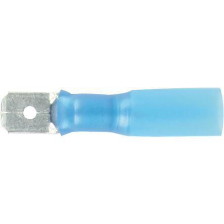 OEX Crimp Terminal Male Blade Blue Terminal Entry 6.3 X 0.8mm Heat Shrinka