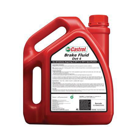 Castrol Brake Fluid Dot 4 4L 3377671