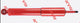 TOYOTA LANDCRUISER RASIED FRONT SKORCHED GAS SHOCK STRUT ABSORBER 845008