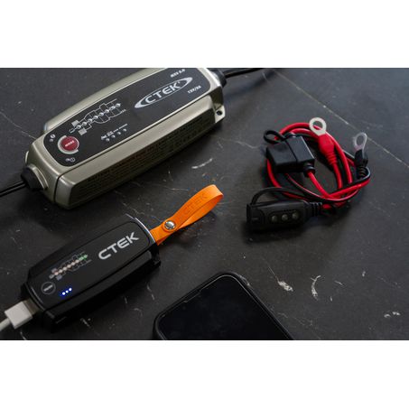 CTEK Battery Charger 12v 5 Amp 8 Stage Power Kit W/ PowerBank - MXS5.0PK
