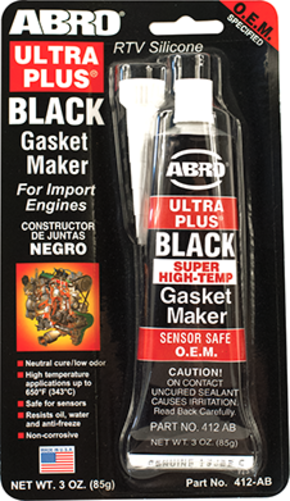 ABRO RTV GASKET MAKER ULTRA PLUS BLACK 85GM