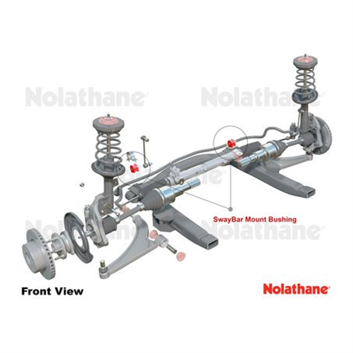 Nolathane FRONT SWAY BAR MOUNT BUSHING KIT (24MM) 42167