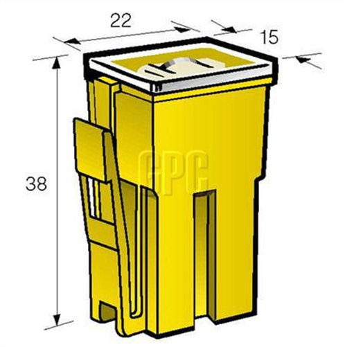 Narva FUSIBLE LINK FEMALE 65A BLACK 10 PCE